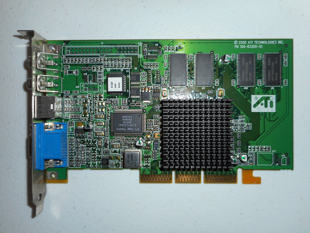 ATI Ati Rage Fury Pro Rage 128 Pro 16Mb SGRAM AGP PN 109-63100-10 E52914 graphic 